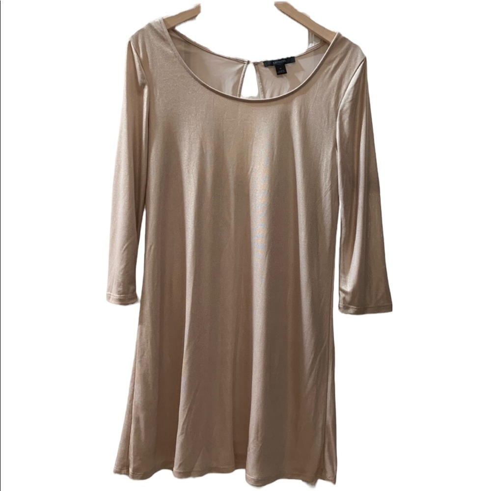 NWT Express A-line Gold Dress, Sz: M